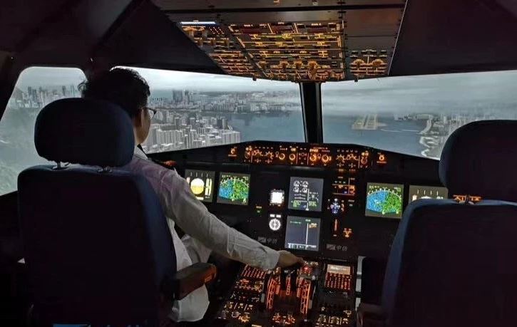 100萬(wàn)，空客A320飛行模擬器出售，九成新，免費(fèi)運(yùn)輸安裝！  